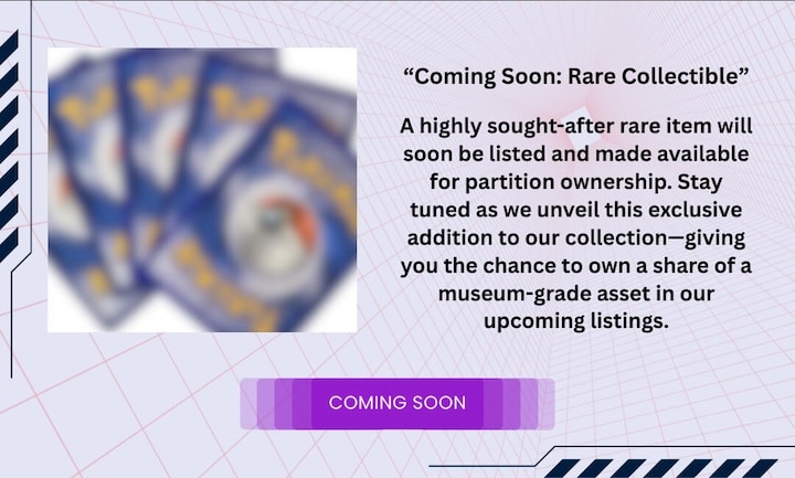 coming soon cards